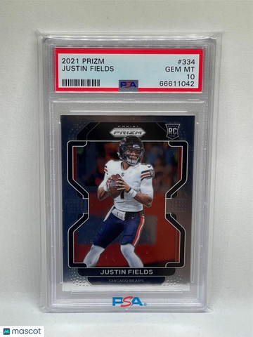 2021 Panini Prizm Justin Fields #334 PSA 10