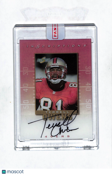 1999 Score Inscriptions Terrell Owens #TO-81