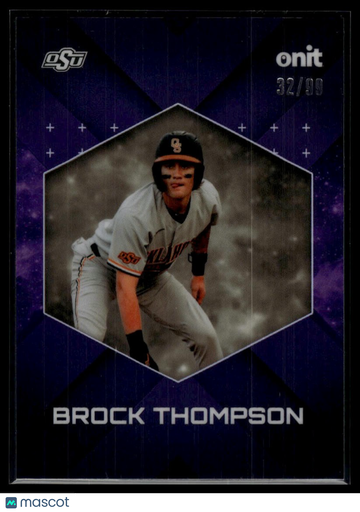 2026 ONIT Athlete Gravity Brock Thompson #85 Purple SN