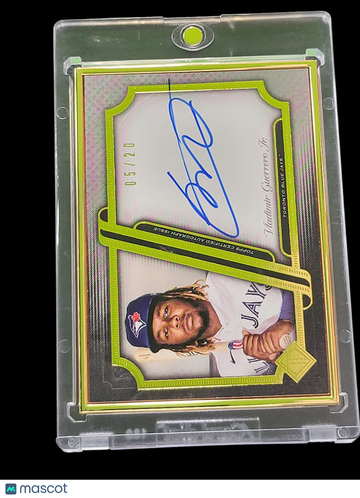 2021 Topps Tier One Vladimir Guerrero Jr. #TCA-VGJ Green /20