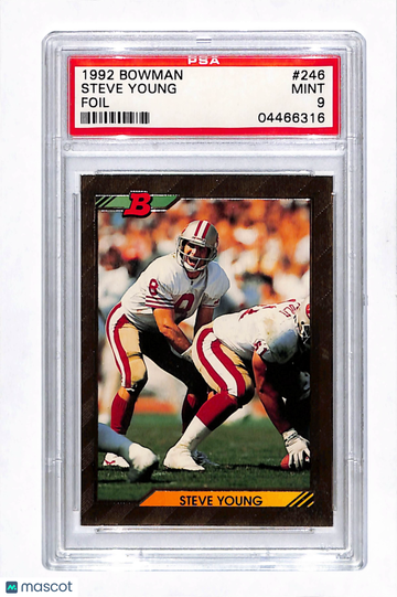 1992 Bowman Steve Young #246 Foil PSA 9