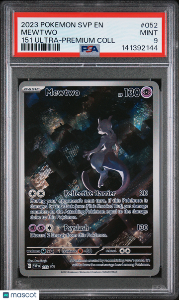 2023 Pokemon SVP EN-SV Black Star Promo Mewtwo 151 Ultra-Premium Coll PSA 9 #052