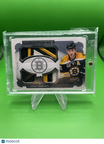 2013-14 Upper Deck The Cup - Cup Foundations - Patch Patrice Bergeron Patch Memorabilia