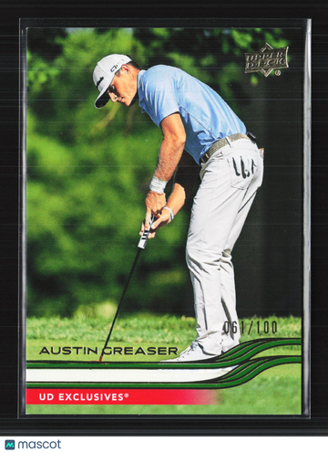 2026 Upper Deck Golf UD Exclusives Austin Greaser #24 /100