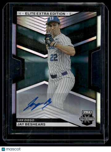 2023 Panini Elite Extra Edition Jay Beshears #42 Signatures Die Cut AU,SN
