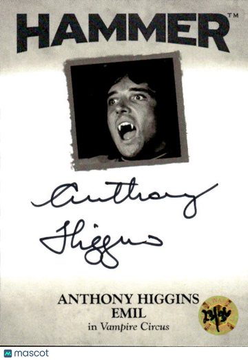 2025 Unstoppable Cards Hammer Anthony Higgins 23/36 Hand-Signed #AH1
