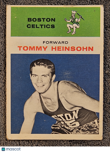 1961 Fleer Tommy Heinsohn #19 (PR-GD) HOF Celtics