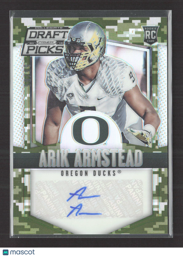 2015 Panini Prizm Collegiate Draft Picks Arik Armstead #154 Camo RC