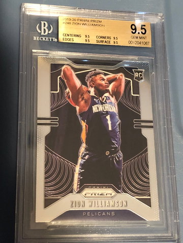 Zion Williamson Prizm RC True Gem
