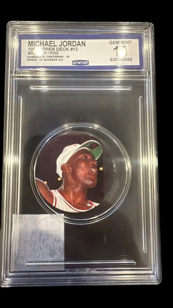 1995 Upper Deck | Michael Jordan | Milk Cap / POG | CCG 10 | #13