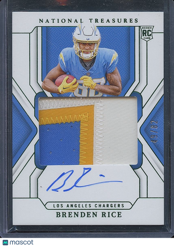 2024 Brenden Rice Patch Panini Authentic