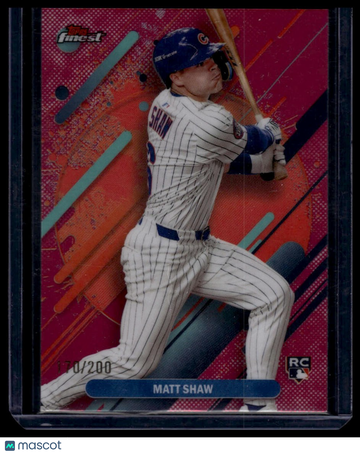 2025 Finest Matt Shaw #265 Magenta RC SN