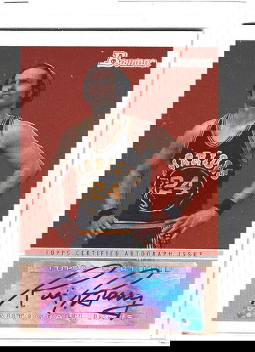 RICK BARRY 2009/10  BOWMAN AUTOGRAPH AUTO -WARRIORS!!