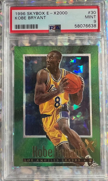 Kobe Bryant Rookie Card Skybox ex 2000 30 PSA 9