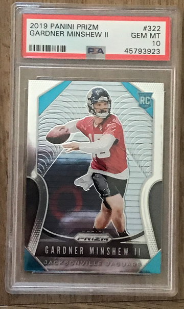 Gardner Minshew Prizm PSA 10