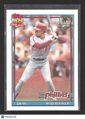 1991 Topps Rod Booker #186 Desert Shield