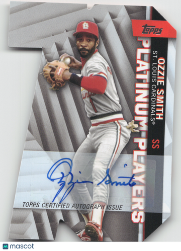 2021 Topps Platinum Players Ozzie Smith #PDC-21 /10
