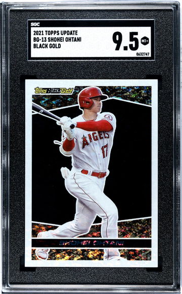 2021 Topps Update #BG-13 Shohei Ohtani Black Gold SGC 9.5