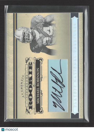 2006 Playoff National Treasures Michael Robinson #134