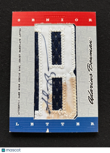 2008 Topps Adarius Bowman Patch