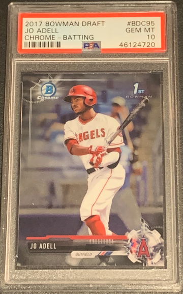 2017 Bowman Chrome Jo Adell PSA 10