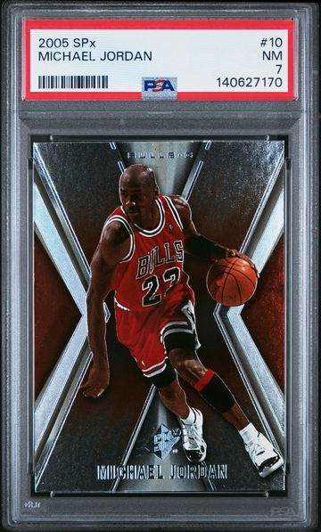 2005 Spx Michael Jordan #10 PSA 7