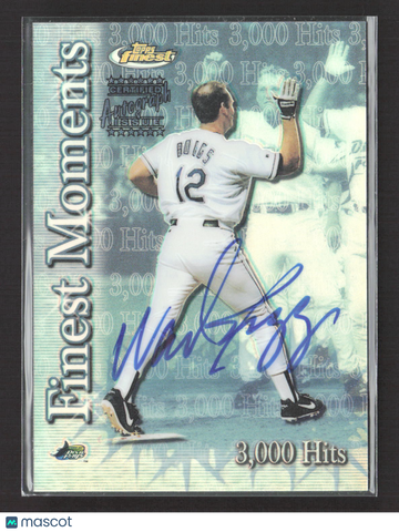 2000 Topps Finest Finest Moments Wade Boggs #FM4 Refractor