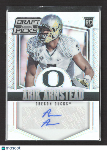 2015 Panini Prizm Collegiate Draft Picks Arik Armstead #154 RC Auto