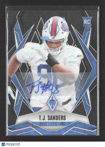 2025 Panini Phoenix Football T.J. Sanders #181 RC