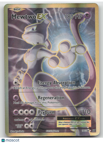 2016 Evolutions Mewtwo EX Ultra Rare #103/108