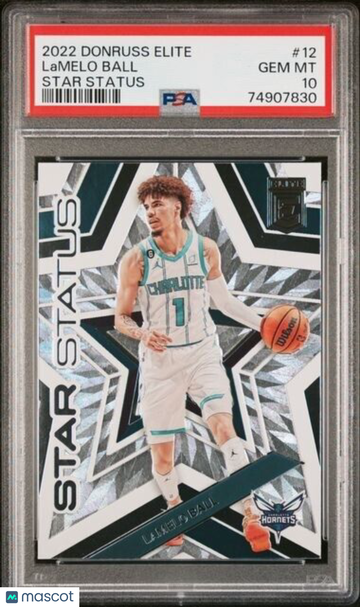 2022 Panini Donruss Elite LaMelo Ball #12 PSA 10