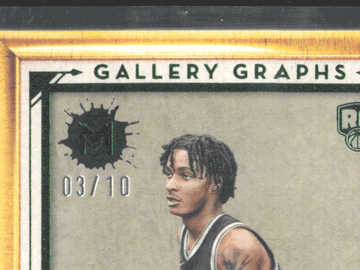 2024 Topps Motif Gallery Graphs Noah Clowney #GG-NC /10 RC