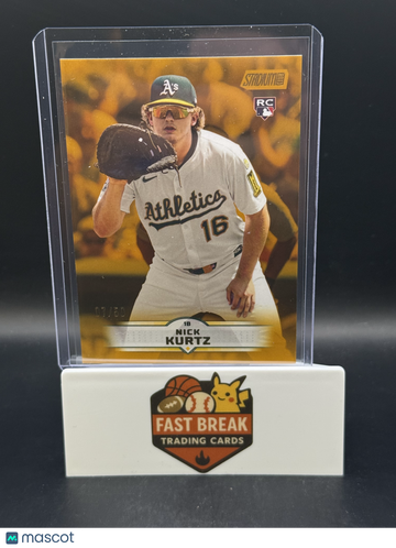 2024 Topps Stadium Club Nick Kurtz #9 Orange /50 RC