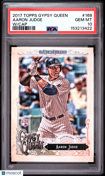 2017 Topps Gypsy Queen Aaron Judge #168 With Cap PSA 10