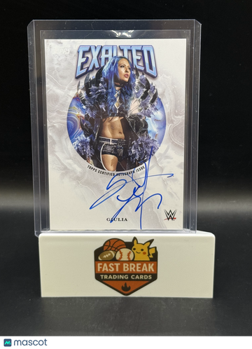 2025 Topps Exalted WWE Giulia #EXA-GIU Autograph