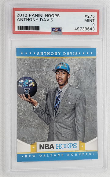 ANTHONY DAVIS 2012 Panini Hoops Rookie RC #275 - PSA 9 Mint
