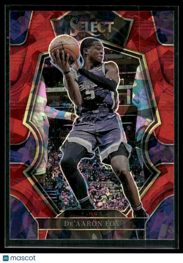 2022-23 Panini Select De'Aaron Fox #113 Red Cracked Ice Prizms