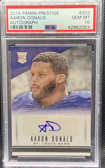 2014 Prestige Aaron Donald Auto PSA 10
