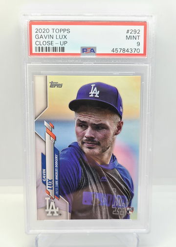 2020 Topps Gavin Lux SSP PSA 9