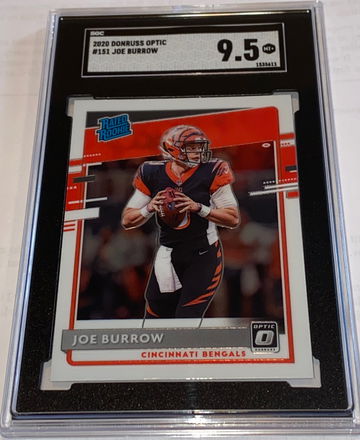 2020 DONRUSS OPTIC JOE BURROW 9.5