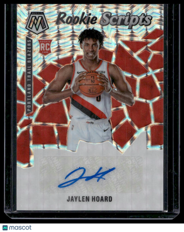 2019-20 Panini Mosaic Jaylen Hoard #RS-JHD Rookie Scripts AU