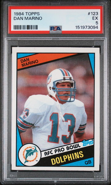1984 Topps Dan Marino #123 PSA 5