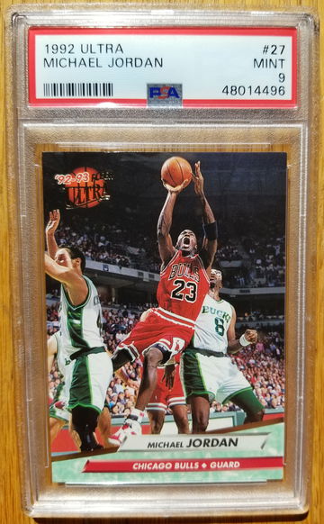1992 Fleer Ultra #29 Michael Jordan PSA 9 MINT