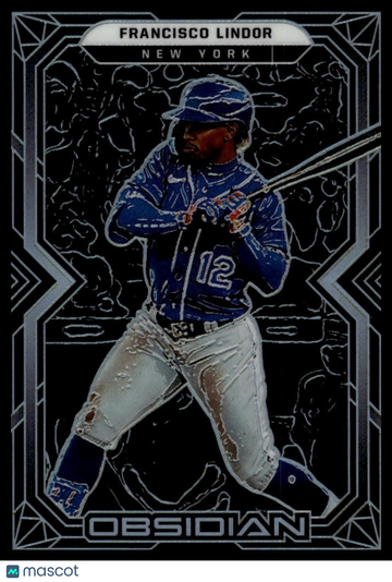 2022 Panini Chronicles Francisco Lindor #20 Obsidian