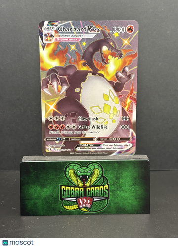 2021 Shining Fates Charizard VMAX Holo SSR #SV107/SV122