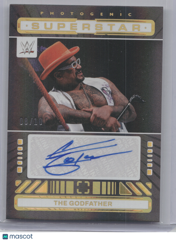 2024 Panini Photogenic WWE Superstar The Godfather #SG-GFT Gold /10