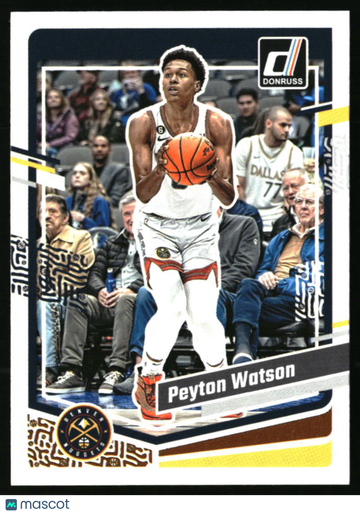 2023-24 Donruss Peyton Watson #26 Denver Nuggets