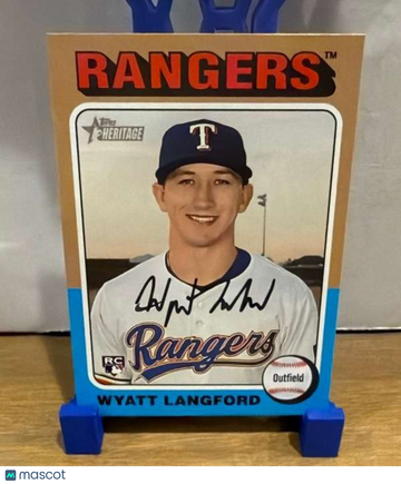 2024 Topps Heritage Wyatt Langford #581