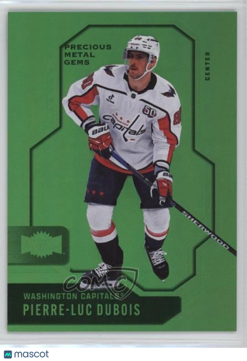 2024-25 Skybox Metal Universe - [Base] - Precious Metal Gems Gree Pierre-Luc Dubois #43 Precious Metal Gems Green 07/10
