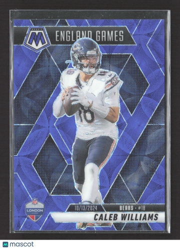2025 Panini Mosaic Prizm Caleb Williams #253 Blue